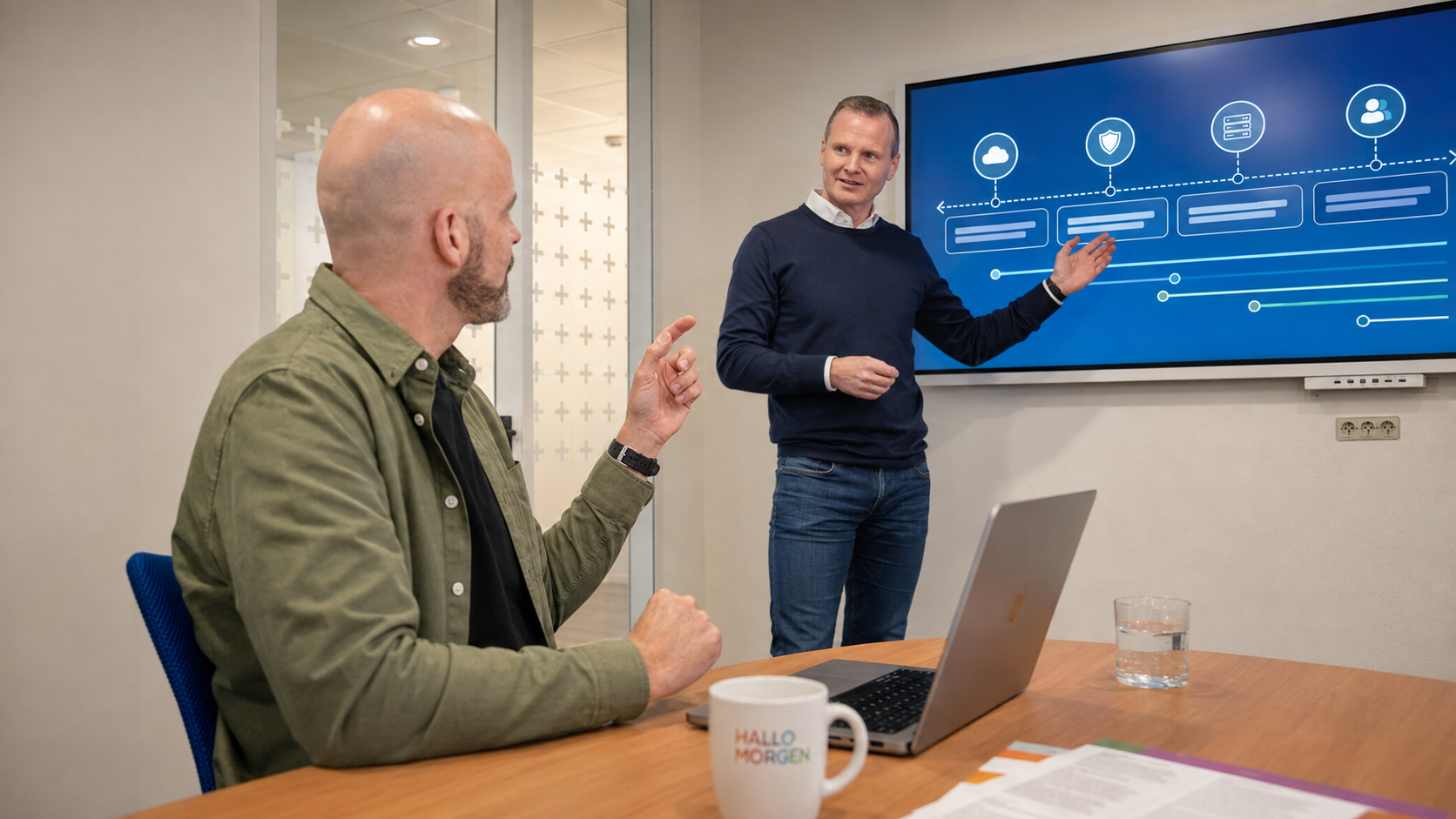 Presentatie over beveiliging en IT-regie